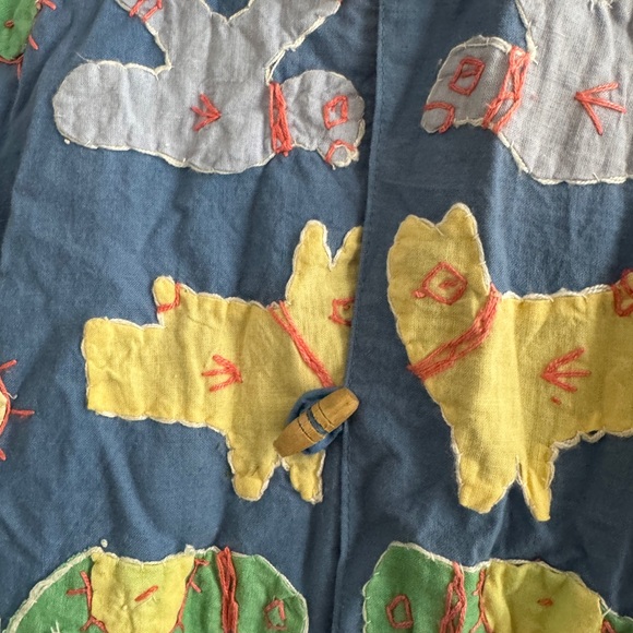 Vintage April Cornell for Cornell Trading Animal Appliqué Jacket - Picture 4 of 9